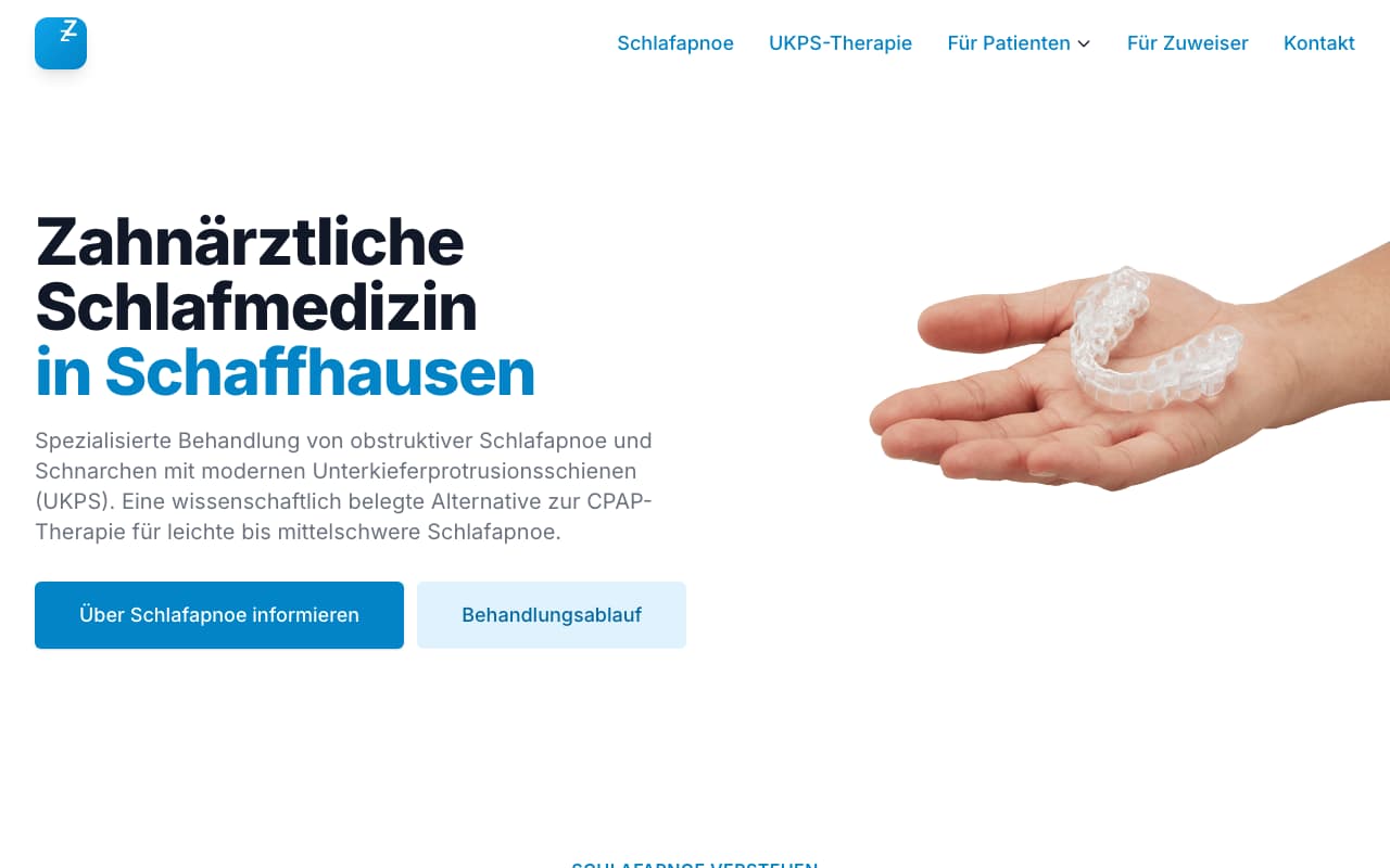 Schlafzahnmedizin Schaffhausen