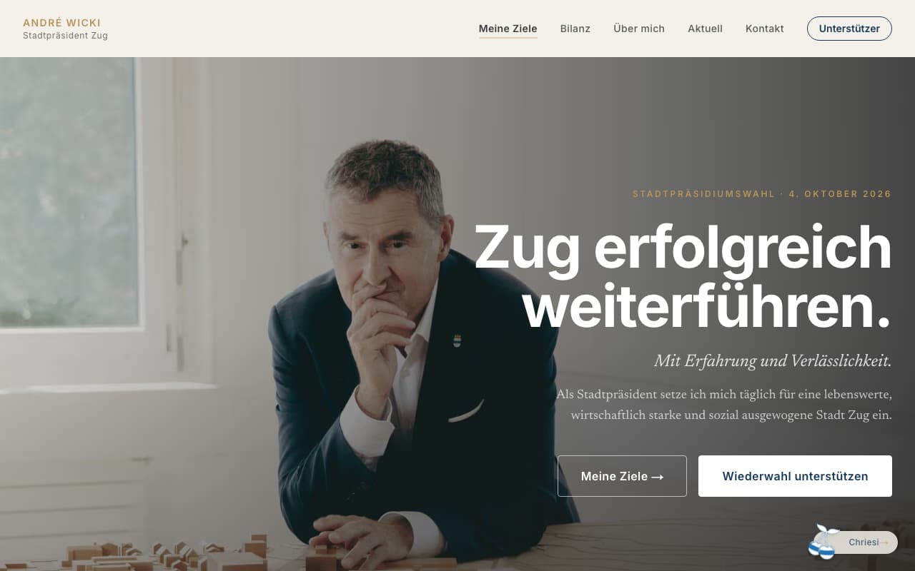 André Wicki — Wiederwahl 2026